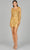 Lara Dresses 29103 - Long Sleeve Beaded Cocktail Dress Special Occasion Dress 2 / Gold