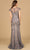 Lara Dresses 29134 - Embroidered Cap Sleeve Evening Gown Evening Dresses