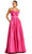 Mac Duggal 49702 - Bow Bodice Evening Gown Evening Dresses 0 / Hot Pink