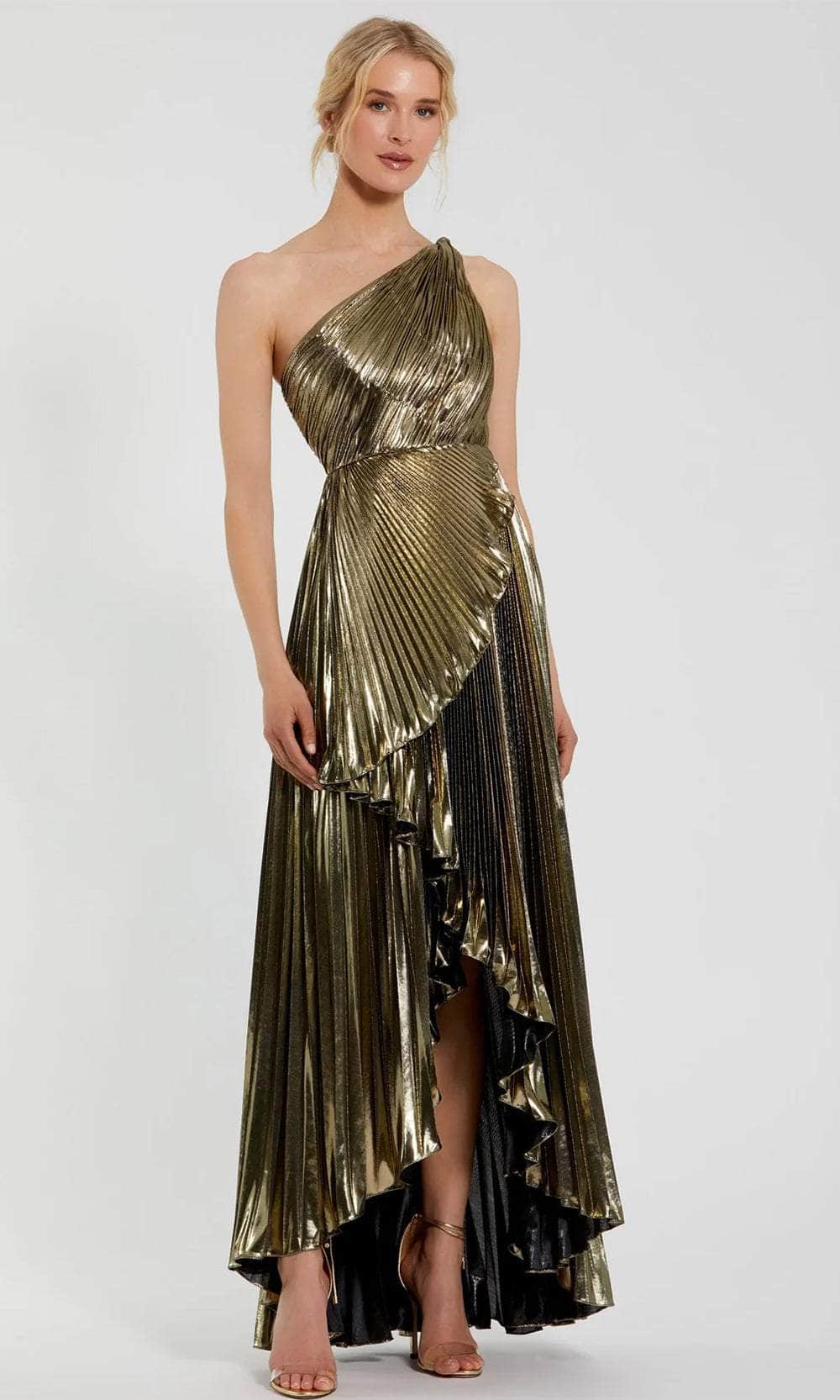 mac duggal prom dress 68519 A slim waistband tops the side Mac Duggal | Signature Dresses