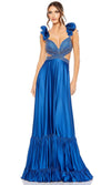 Mac Duggal 50681 - Ruffled Tired Evening Dress Prom Dresses 0 / Royal2