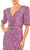 Mac Duggal 5610 - Sequined Short Puff Sleeve Long Dress Evening Dresses