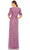 Mac Duggal 5610 - Sequined Short Puff Sleeve Long Dress Evening Dresses