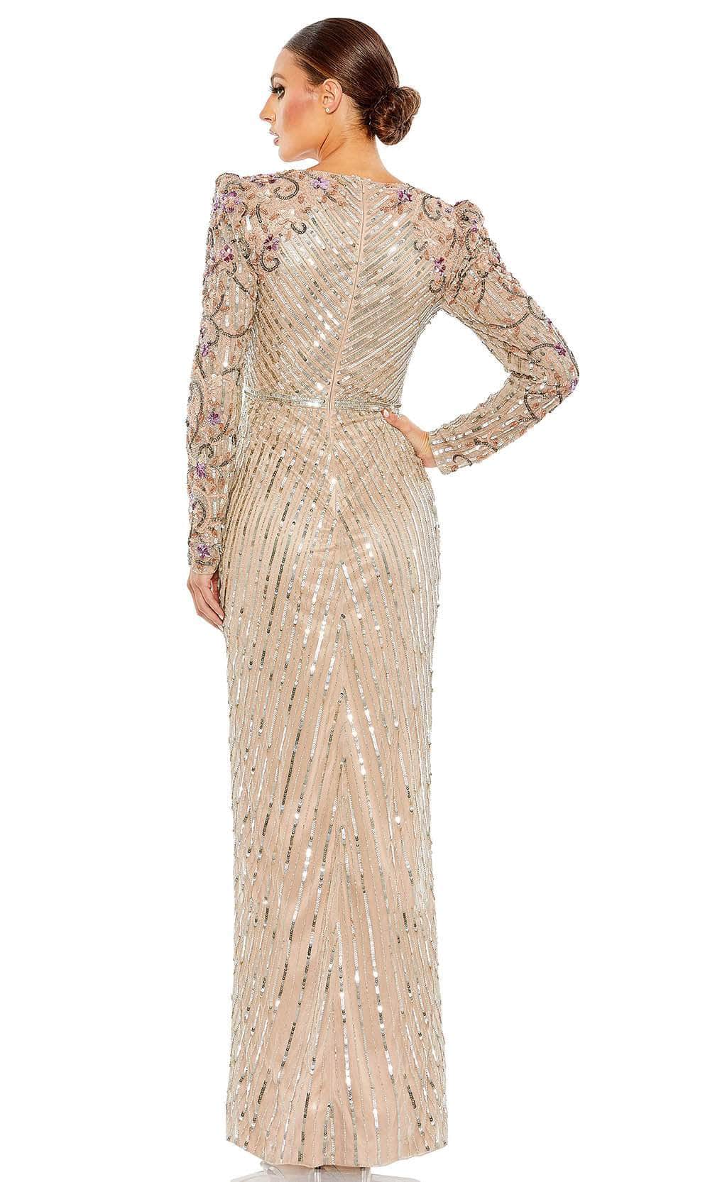 Mac Duggal 5628 - Beaded Long Sleeve Evening Dress Couture Candy Mac Duggal 5628 - Beaded Long Sleeve Evening Dress Couture Candy