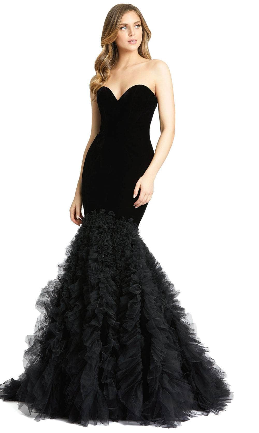 mac duggal black prom dress Mac Duggal 26498 Off The Shoulder Beaded Dress