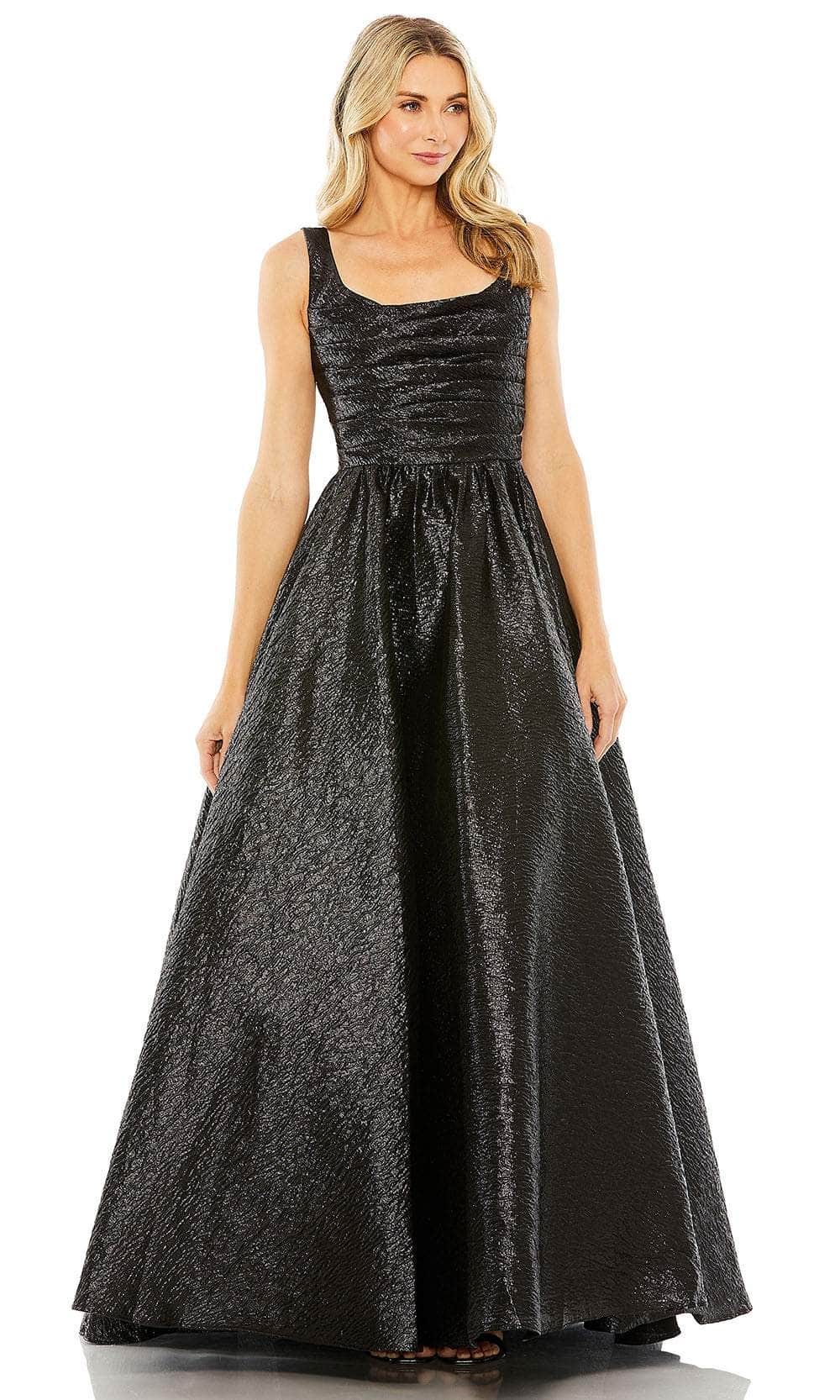 Mac Duggal 68349 - Pleated Square Neck Evening Dress Couture Candy Mac Duggal 68349 - Pleated Square Neck Evening Dress Couture Candy