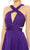 Mac Duggal 68474 - Pleated Halter Neck Prom Dress Prom Dresses