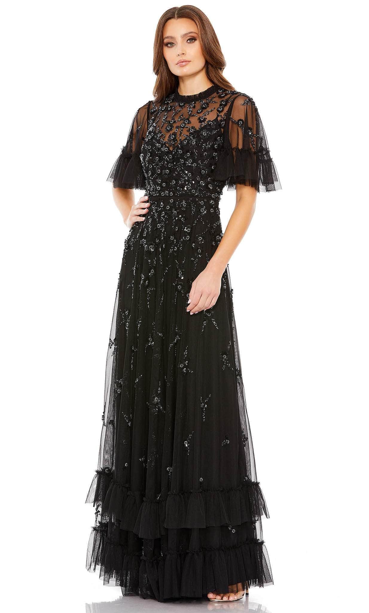 mac duggal winter dresses Winter Wedding Guest Edit