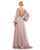 Mac Duggal Evening - 67414D Split Long Sleeve Deep V-Neck Gown Evening Dresses