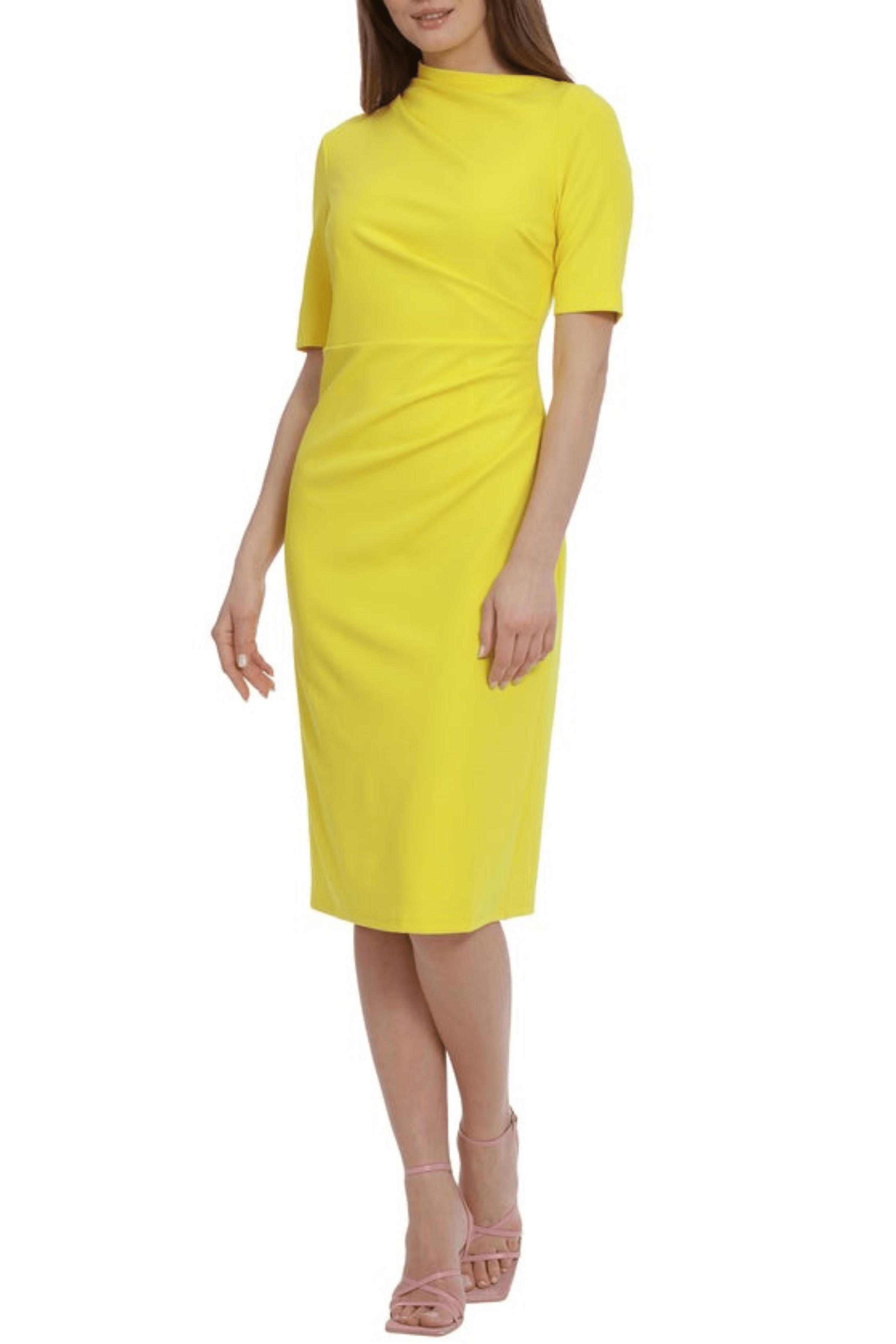 Maggy London G5230M - Pleated Waist Sheath Dress Maggy London G5230M - Pleated Waist Sheath Dress