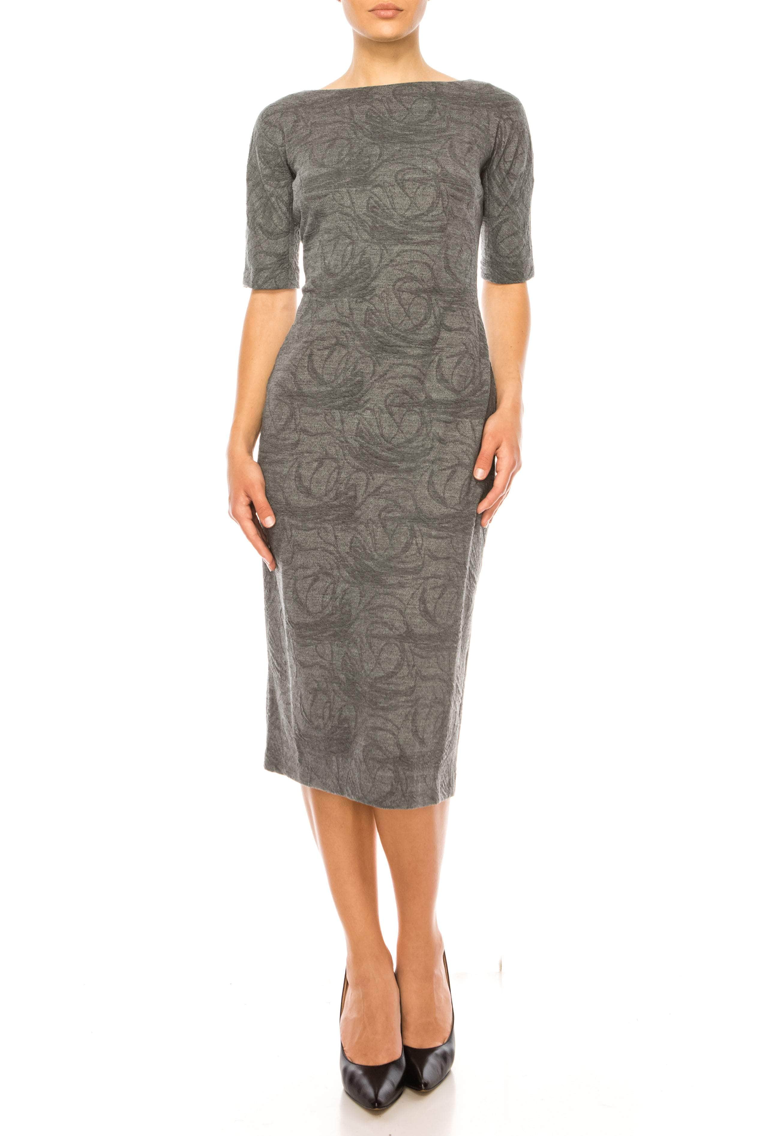 Maggy London Elbow Length Sleeve Knit Dress, Size 4 - Wine/white at Nordstrom Rack Maggy London Elbow Length Sleeve Knit Dress, Size 4 - Wine/white at Nordstrom Rack