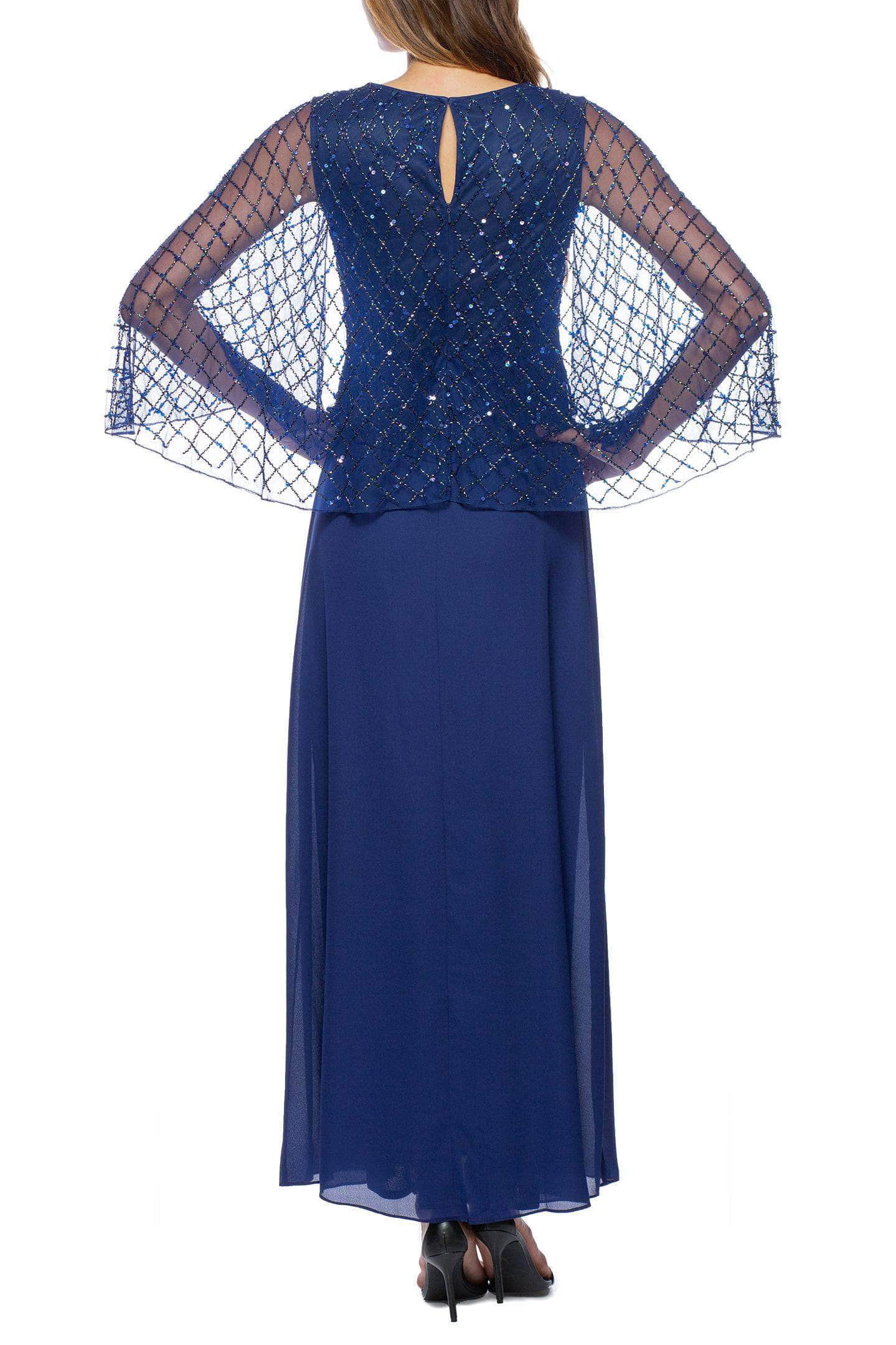 Marina 267902 - Beaded Capelet Evening Dress Couture Candy Marina 267902 - Beaded Capelet Evening Dress Couture Candy