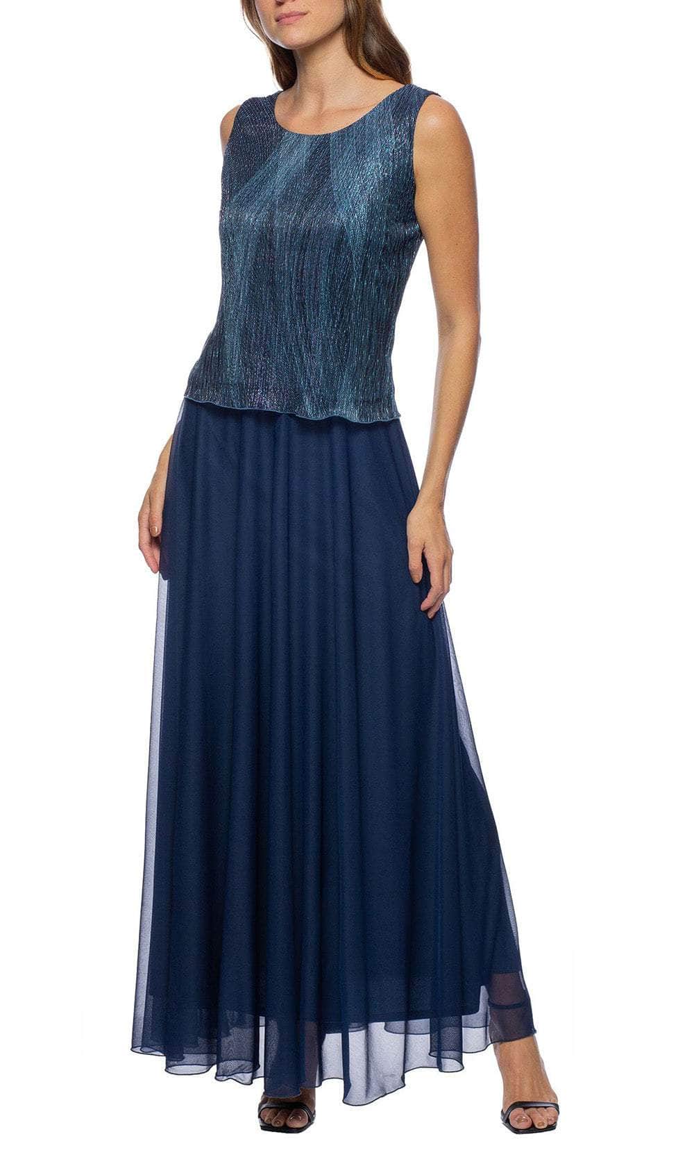 Marina 268118 - Metallic Scoop A-Line Formal Dress Couture Candy Marina 268118 - Metallic Scoop A-Line Formal Dress Couture Candy