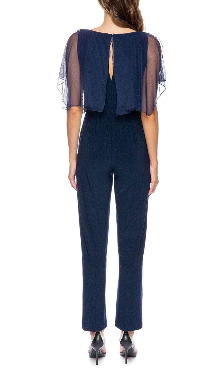 Marina 268189 - Embellished Popover Jumpsuit  Couture Candy