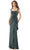 Marsoni by Colors MV1182 - Beaded Square Neck Evening Gown Evening Dresses