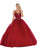 May Queen - LK106 Rhinestone Embellished Lace-Up Back Ballgown Ball Gowns 2 / Blush