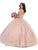 May Queen - LK130 Embellished Scoop Neck Ballgown Quinceanera Dresses
