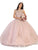 May Queen - LK130 Embellished Scoop Neck Ballgown Quinceanera Dresses 4 / Mauve
