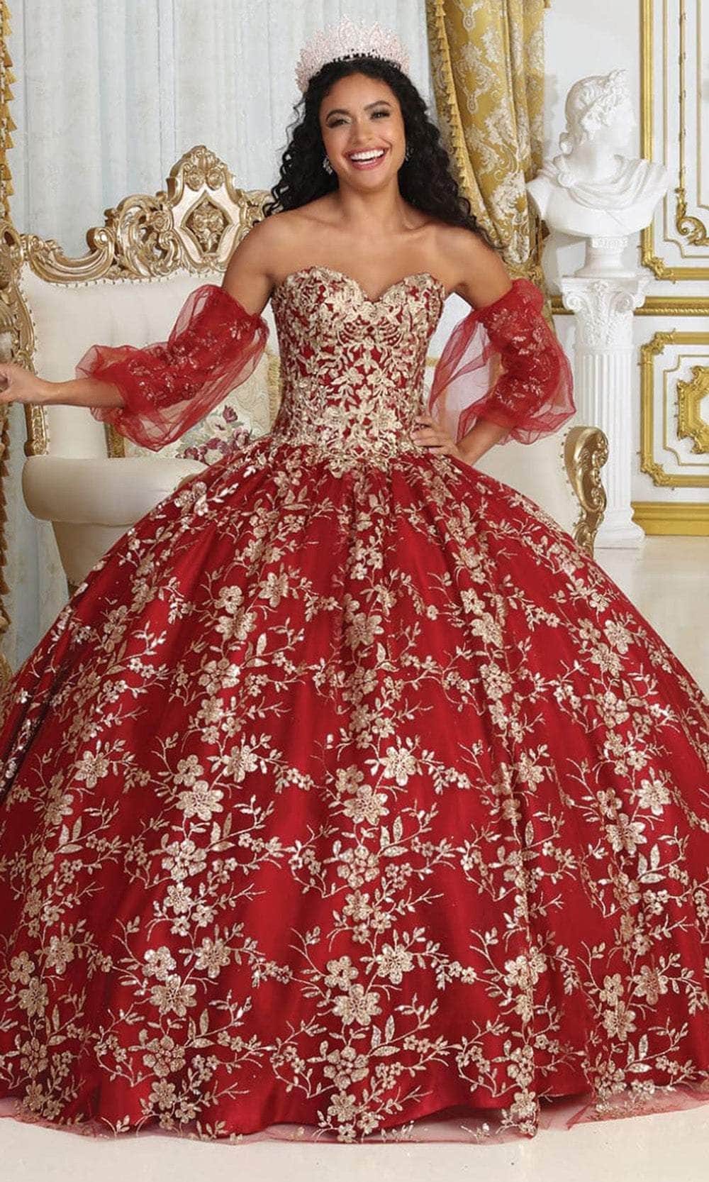 May Queen LK200 - Embroidered Ballgown Couture Candy May Queen LK200 - Embroidered Ballgown Couture Candy