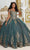 May Queen LK220 - Off Shoulder Applique Ballgown Quinceanera Dresses 4 / Hunter Green