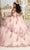 May Queen LK224 - Off Shoulder Tiered Ballgown Quinceanera Dresses