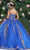 May Queen LK230 - Cape Applique Ballgown Quinceanera Dresses