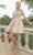 May Queen MQ2012 - Lace Off Shoulder Cocktail Dress Cocktail Dresses 4 / Rose Gold
