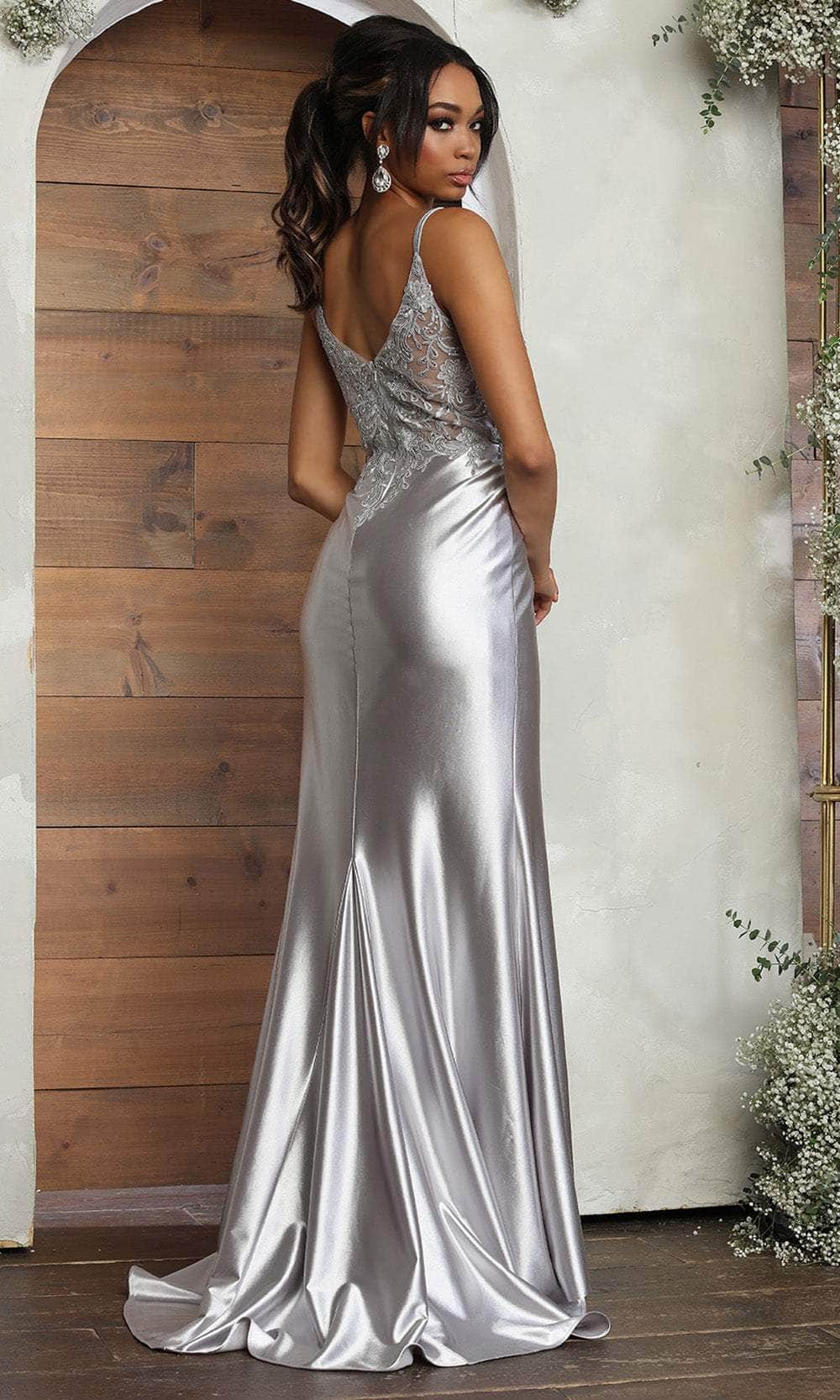 May Queen MQ2021 - Deep Sweetheart Bolero Prom Gown 6 / Silver - Shop May Queen dresses on Couture Candy at CoutureCandy.com May Queen MQ2021 - Deep Sweetheart Bolero Prom Gown 6 / Silver - Shop May Queen dresses on Couture Candy at CoutureCandy.com