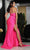 May Queen MQ2031 - Illusion Panel Asymmetric Prom Gown Prom Dresses