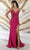 May Queen MQ2032 - Spaghetti Strap Corset Evening Dress Evening Dresses 2 / Magenta
