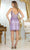 May Queen MQ2060 - Applique Sheath Cocktail Dress Cocktail Dresses