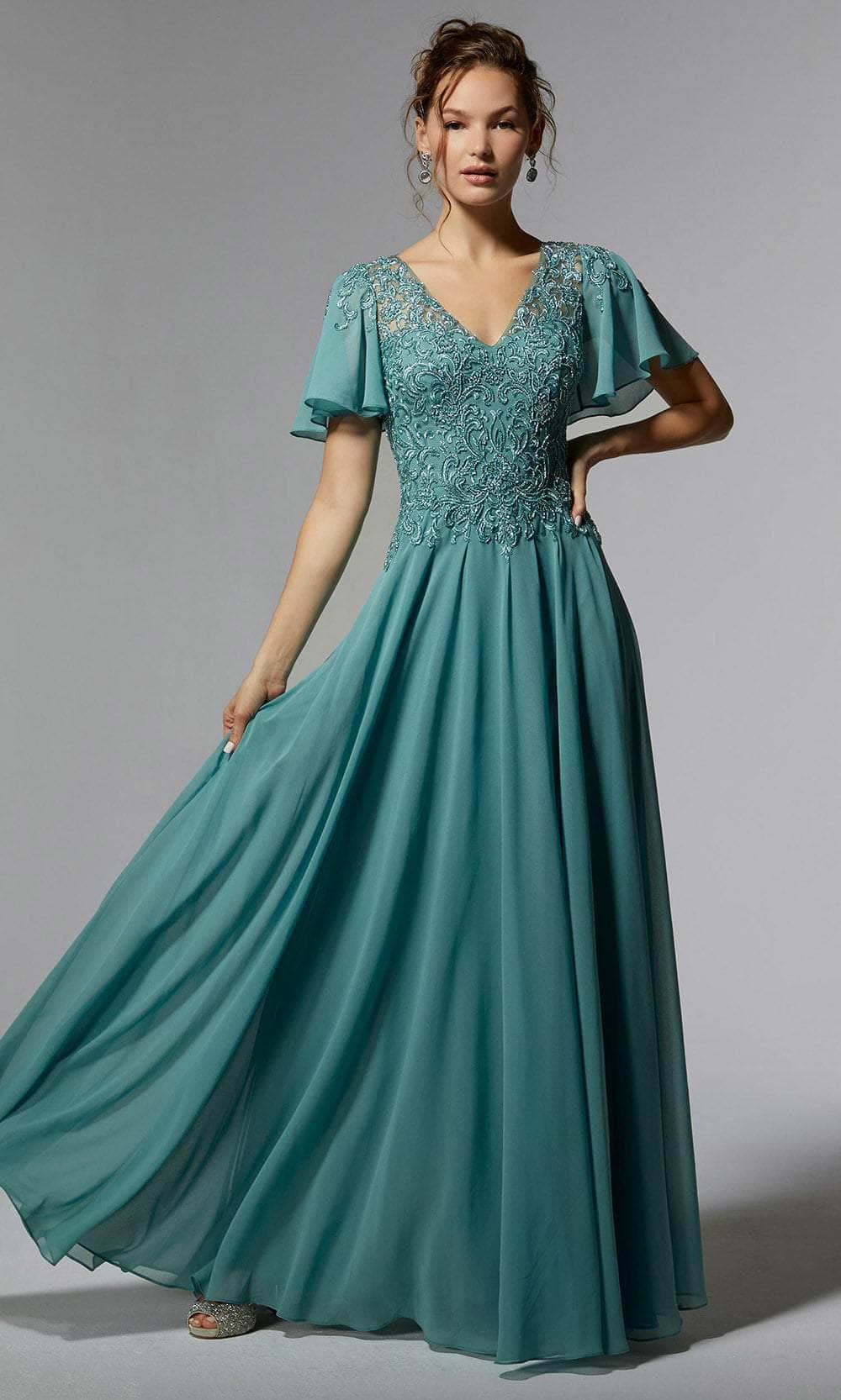 MGNY By Mori Lee 72908 - Beaded Bodice Evening Dress Couture Candy MGNY By Mori Lee 72908 - Beaded Bodice Evening Dress Couture Candy