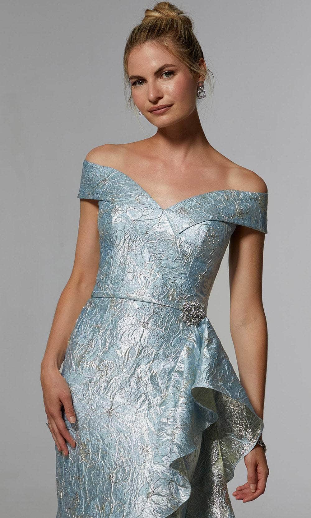 metallic jacquard cocktail dress Lela Rose Metallic Jacquard Cocktail Dress, 2