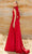 MNM COUTURE 2764 - High Neck Ruched Long Gown Evening Dresses