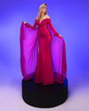 MNM COUTURE 2793 - Off Shoulder Split Cape Gown Special Occasion Dress6