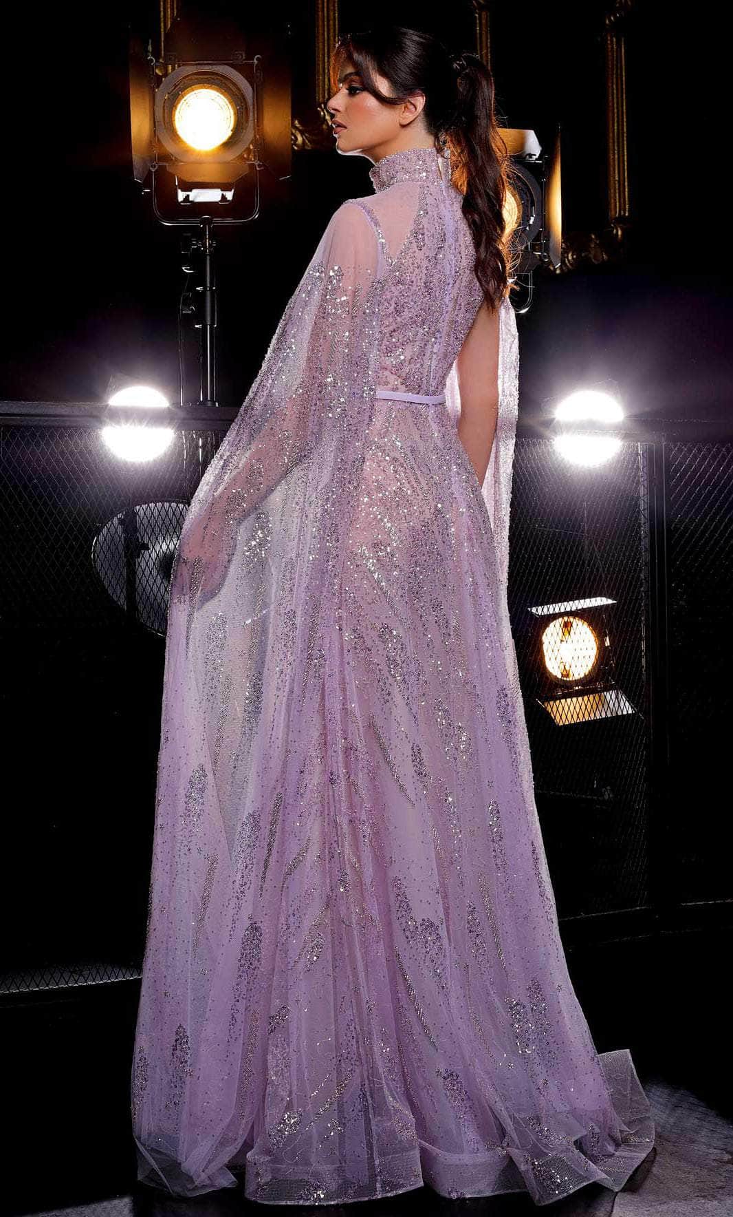 MNM Couture K3975 - Beaded Turtle Neck Prom Gown MNM Couture K3975 - Beaded Turtle Neck Prom Gown