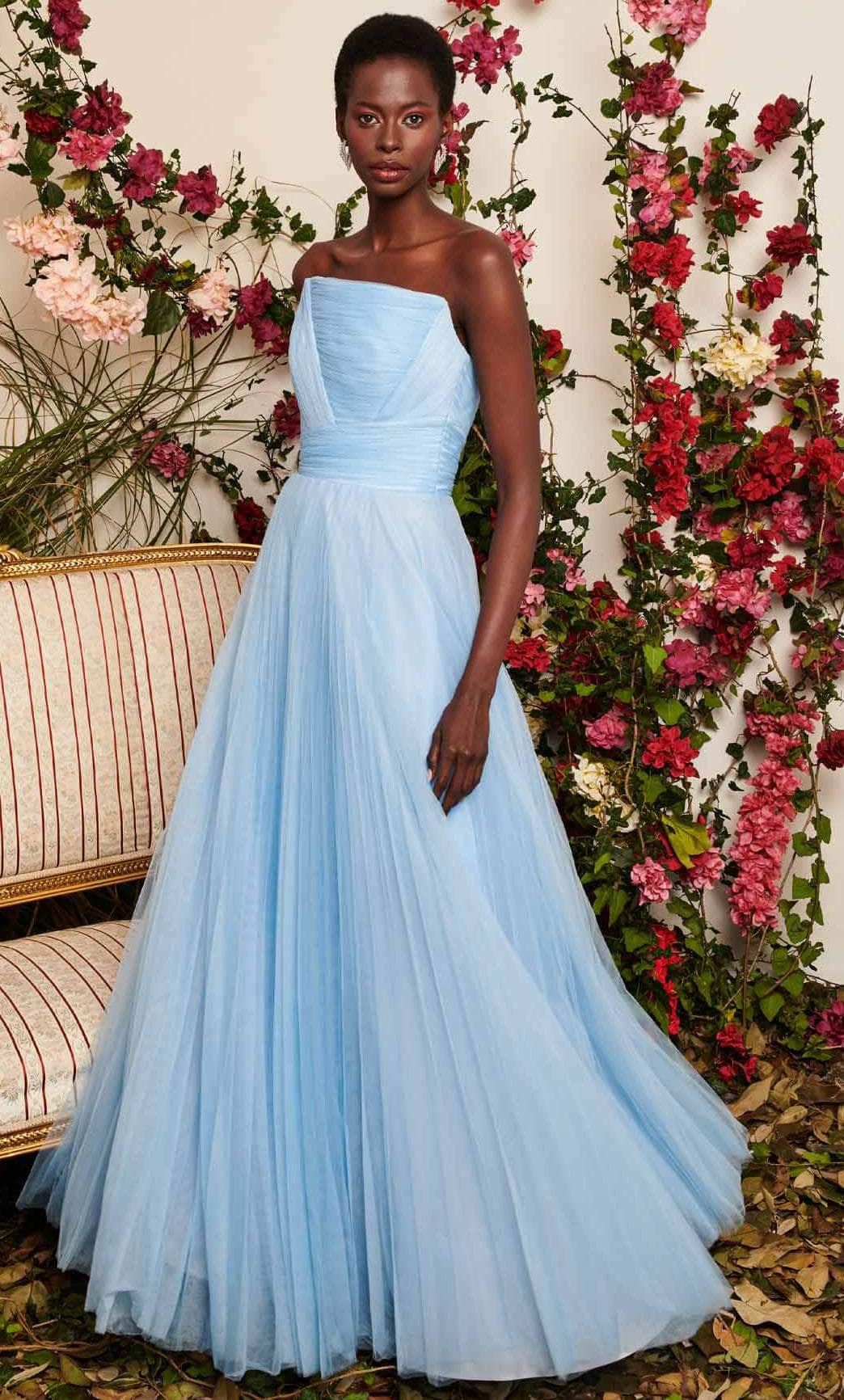 MNM COUTURE N0513 Strapless Tulle A-line Gown – Couture Candy