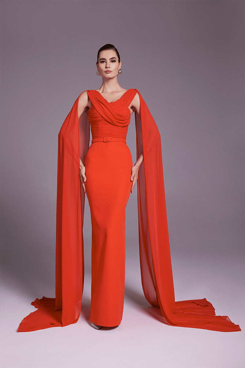 MNM Couture N0534 - Shoulder Drape Crepe Gown 12 / Green - Shop MNM Couture Dresses On Couture Candy at CoutureCandy.com MNM Couture N0534 - Shoulder Drape Crepe Gown 12 / Green - Shop MNM Couture Dresses On Couture Candy at CoutureCandy.com