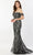 Montage by Mon Cheri M2230 - Strapless Fitted Bodice Prom Gown Prom Dresses 4 / Black