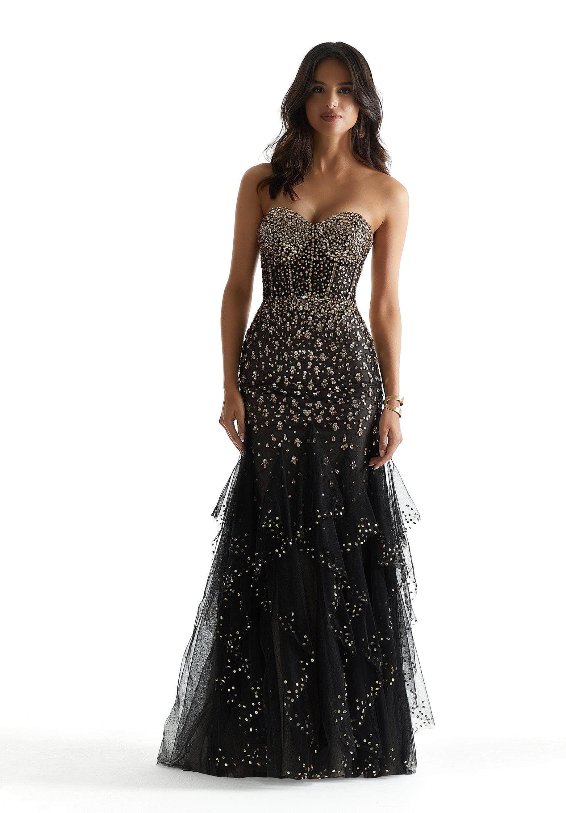 Mori Lee 48027 - Strapless Beaded Prom Dress Couture Candy Mori Lee 48027 - Strapless Beaded Prom Dress Couture Candy