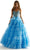 Mori Lee 49005 - Glitter Lace Prom Dress Prom Dresses 00 / French Blue