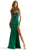 Mori Lee 49013 - Empire Sheath Prom Dress Prom Dresses 00 / Emerald