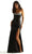 Mori Lee 49024 - Draped Satin Prom Dress Prom Dresses 00 / Black