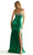 Mori Lee 49024 - Draped Satin Prom Dress Prom Dresses 00 / Green