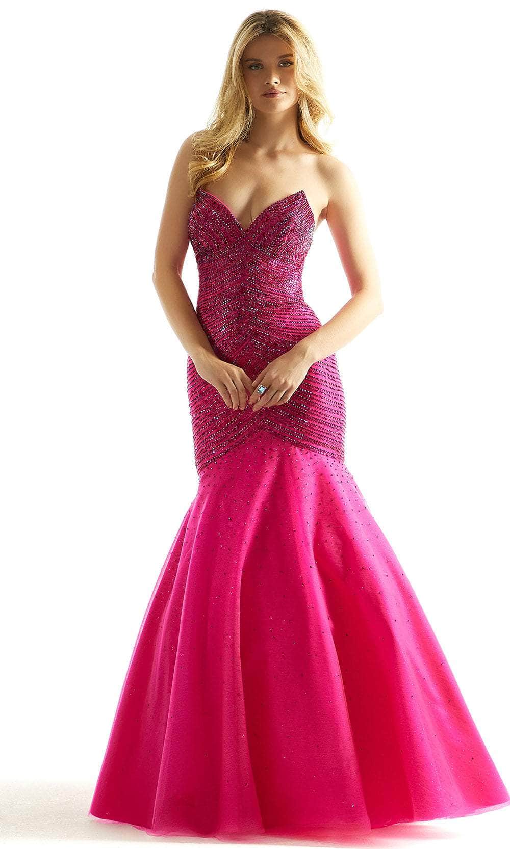 mori lee mermaid prom dress Mermaid Beaded Corset Dress 48052
