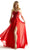 Mori Lee 49056 - Embroidered Bustier Prom Dress Prom Dresses 00 / Red