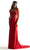 Mori Lee 49061 - Sheer Midriff Mermaid Prom Dress Prom Dresses 00 / Red
