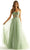 Mori Lee 49069 - Sheer Glitter Prom Dress Prom Dresses 00 / Sage