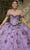 Mori Lee 60182 - 3D Floral Applique Embellished Strapless Ballgown Ball Gowns