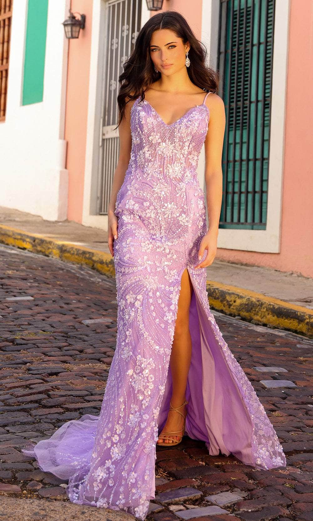 Nox Anabel C1458 Prom Dress - Lilac | NewYorkDress Nox Anabel C1458 Prom Dress - Lilac | NewYorkDress